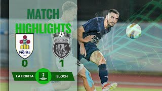 LA FIORITA 0 1 ISLOCH UEFA CONFERENCE LEAGUE  1ST QUALIFYING ROUND  HIGHLIGHTS 110724 [upl. by Laural]