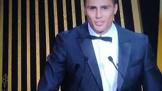 las palabras de Rodri al recibir su Balón de oro saludos bendiciones para todos [upl. by Ainocal]