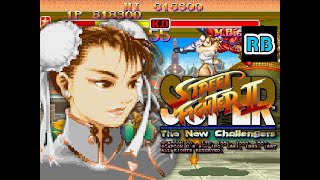 1997 60fps SS Super Street Fighter II USA ChunLi Hardest ALL [upl. by Draned]