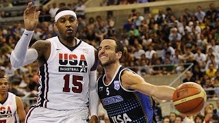 USA vs Argentina 2012 Olympics Mens Basketball Exhibition FULL GAME HD 720p [upl. by Ennaid]