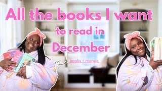 Cozy Dec TBR  All the books amp Manga I want to read 💕📚❄️ [upl. by Christina]