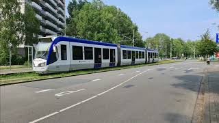 HTM RandstadRail 4 Den Haag De Uithof  LansingerlandZoetermeer  Alstom RegioCitadis 4008  2020 [upl. by Inahs]