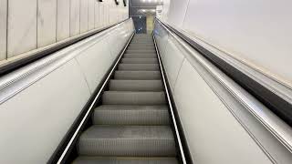 Modernized 1960s Rheinstahl EggersKehrhahn Escalators At Nordiska Kompaniet In Stockholm Sweden [upl. by Winne]