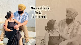 Manpreet Singh Weds Alka Kumari Wedding First Day Function Live Dashmesh Studio M9815442749 [upl. by Bigod]