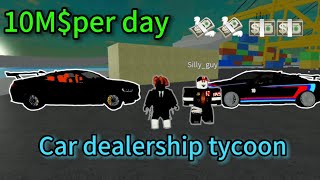 How to become rich in car dealership tycoon 💸🔥🔥 [upl. by Amzu]