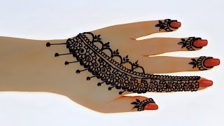 💞😱Mehandi ka design simple  mehndi design mehandi  mehndi mehandi ki design chhath eid madhi [upl. by Fonsie]