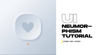 Soft UI Design  Neumorphism Tutorial in Adobe XD [upl. by Euqinorev]