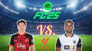 RCD MALLORCA vs VALENCIA CF LaLiga 2425 29 NOV ⚽ EA FC 25 Gameplay eafc25 fifa25 [upl. by Sension458]