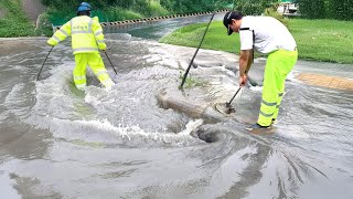 Draining Solutions that Work Draining Heavily Flooded Streets [upl. by Inahpets711]