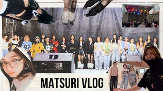 MATSURI FESTIVAL VLOG  our first experience on stage as a group [upl. by Malanie230]