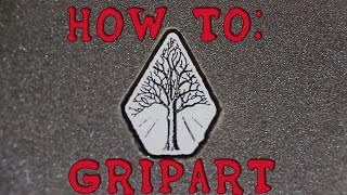 How To Make Custom Grip Tape  Quick Tutorial [upl. by Muryh608]