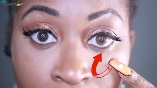 WATCH ME PUT ON FRESHLOOK HAZEL COLORBLENDS CONTACT LENSES🔥 [upl. by Aronoff115]