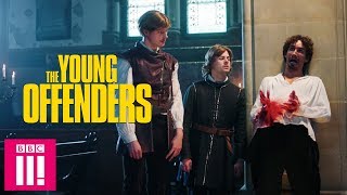 The Young Offenders Get Acting Tips From Robert Sheehan  The Young Offenders Christmas Special [upl. by Pinelli]