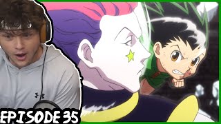 GON VS HISOKA  GON REPAYS THE PUNCH  Hunter x Hunter REACTION Episode 35 [upl. by Norrehc]