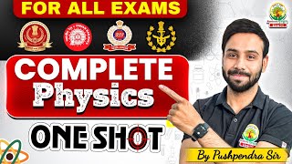 🔴Complete Physics For Railway SSC CGL CHSL 2024  Pushpendra Sir  Rankers Gurukul oneshot [upl. by Lynus]