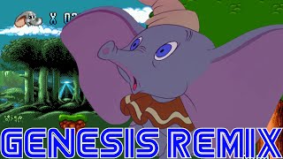 Dumbo  Pink Elephants on Parade Sega Genesis Remix [upl. by Psyche]