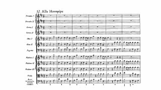 Händel Water Music Suite No 2 in D major HWV 349 with Score [upl. by Stacee]