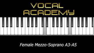 🎹 🎤 🎶 PIANO VOCAL WARM UP EXERCISE FEMALE MEZZOSOPRANO A3A5 [upl. by Assilram784]