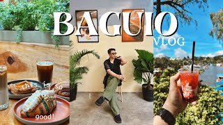 BAGUIO Vlog 2024 🌲☕️🍓 Cafe Hopping Ukay Ukay Finds Session Road [upl. by Haimehen]