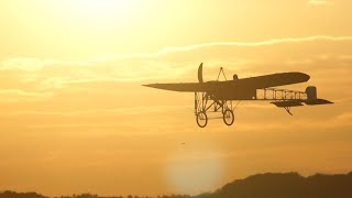 Mikael Carlson and his Blériot XI at Hahnweide [upl. by Senilec701]