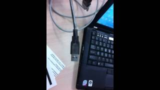 Setting up the RS232 to USB interface on laptopMOV [upl. by Aicilaanna]