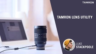 TAMRON Lens Utility – Introduction [upl. by Anna147]