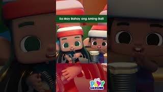 Sa May Bahay Ang Aming Bati shorts  Filipino Christmas Song Pinoy animation with lyrics [upl. by Asiret]