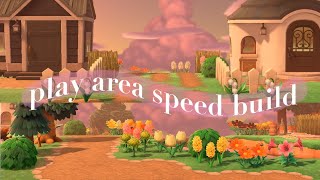 play area speed build  animal crossing new horizons [upl. by Ydisac858]