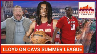 Jason Lloyd on the Cleveland Cavaliers summer league team offseason moves amp Emoni Bates [upl. by Ainecey832]