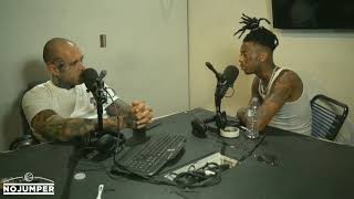 BOONK GANG aka John Gabbana PASSES OUT IN LIVE INTERVIEW on NO JUMPER PODCAST [upl. by Knox396]