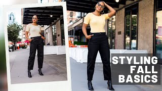 Styling Fall Basics  MONROE STEELE [upl. by Aysab]