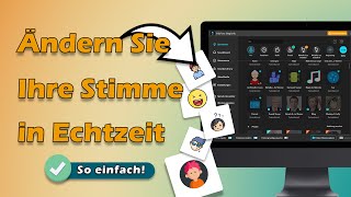 Beste Stimmenverzerrer für PC  Kostenlos Voice Changer iMyFone MagicMic [upl. by Nnod75]