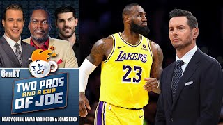 Did Lebron James Have No Input on the JJ Redick Hiring  2 PROS amp A CUP OF JOE [upl. by Ydnem683]