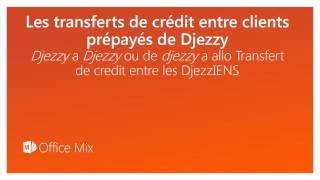 Code De Transfert De Credit Djezzy [upl. by Nylsirk253]