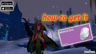 How to get mithril ore on a snowy map   Dawnlands [upl. by Dyal]