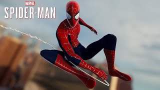 SpiderMan PC  The New Animated Series Suit MOD Free Roam Gameplay [upl. by Ahkihs]