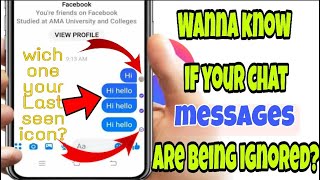 PAANO MALAMAN KUNG NAKA IGNORE KA SA MESSENGER [upl. by Ydeh7]