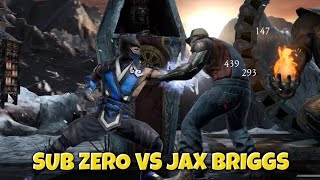 FROSTY SHOWDOWN SUBZERO VS JAX BRIGGS  CLASH OF ICE AND IRON [upl. by Tollman352]