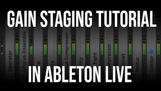 Gain Staging Tutorial [upl. by Licna]