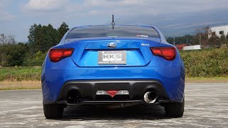 HKS RACING MUFFLER SINGLE SCION FRS 32016BT002 [upl. by Quinta]