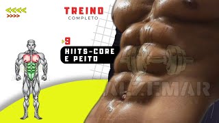 9 Exercícios HIIT Poderosos para Definir Peito e Abdômen em Casa 💪🔥 [upl. by Ittak162]