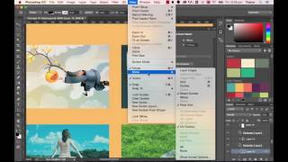 Photoshop CC 2015 Web Design Tutorial  How to Used Measuring amp Spacing Tools Part 1048 [upl. by Ydne]