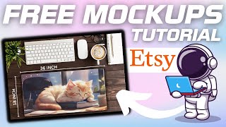 Free Etsy Mockup Tutorial [upl. by Trudey]