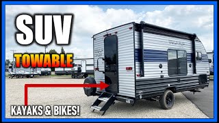 Its a TOWABLE TRUCK CAMPER 2022 Wolf Pup 14CC [upl. by Htebasile]