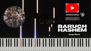 BARUCH HASHEM  PIANO TUTORIAL  GRUPO BARAK  INTRO [upl. by Vonnie]