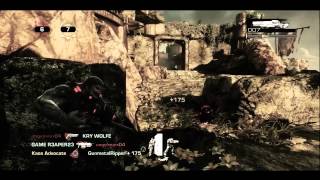 Kaos Advocate  quotWith A Cursequot Gears of War 3 Montage HD [upl. by Veronike429]