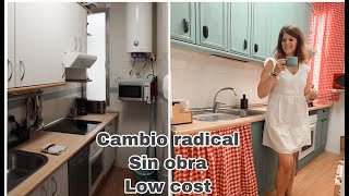 Como TRANSFORMAR TU COCINA por poco dinero sin obra  Cambio radical low cost  DIY [upl. by Bronny]