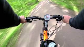 80cc Motorized Bicycle Ride GoPro 3 HD [upl. by Thetisa]