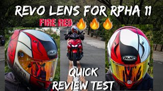 REVO LENS for RPHA 11 and RPHA 70 quick review test  OEM premium quality  affordable lens [upl. by Maghutte]