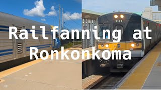 Railfanning at Ronkonkoma [upl. by Nanaj511]